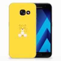 Samsung Galaxy A3 2017 Telefoonhoesje met Naam Baby Leopard