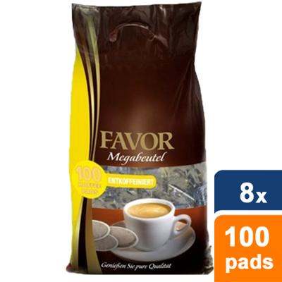 Favor - Cafeïnevrij Megazak - 8x 100 pads