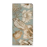 Smart Cover voor Nokia G42 Vintage Bird Flowers - thumbnail