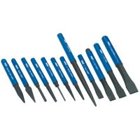 Draper Tools Draper Tools Koudbeitel en drevel set blauw 12-dlg 26557