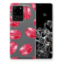 Samsung Galaxy S20 Ultra Siliconen Case Pink Macarons - thumbnail