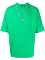 FIVE CM t-shirt à détail de chaîne - Vert