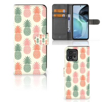 Motorola Moto G72 Book Cover Ananas