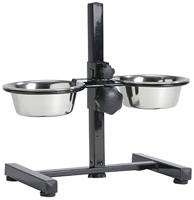 Beeztees 653559 Bowl Stand met roestvrijstalen kom, 2 x 16 cm