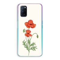 Red poppy: Oppo A52 Transparant Hoesje