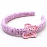 NatureZOO Haarband / Diadeem voor baby Vlinder Paars/roze
