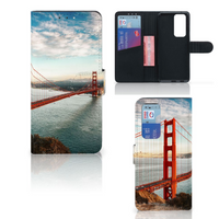 OPPO Find X3 Neo 5G Flip Cover Golden Gate Bridge