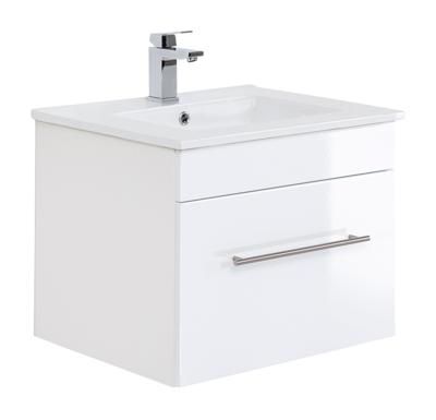 Saniclear Viva badkamermeubel 60cm hoogglans wit Saniclear Viva badkamermeubel 60cm hoogglans wit