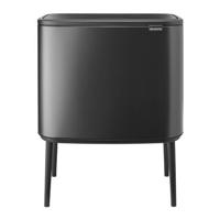 Brabantia Bo Touch Bin Afvalemmer 11 + 23 Liter - Confident Grey