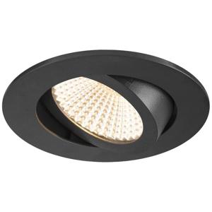 SLV 1007388 NEW TRIA 68 LED-inbouwlamp LED 8.3 W Zwart