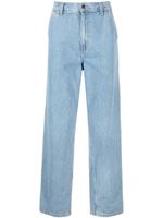 Carhartt WIP logo-patch straight-leg jeans - BLUE