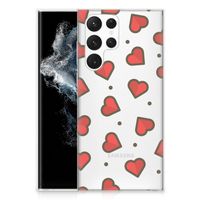 Samsung Galaxy S22 Ultra TPU bumper Hearts