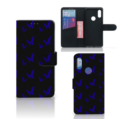 Xiaomi Redmi 7 Telefoon Hoesje Vlinder Patroon