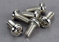 Screws, 3x6mm roundhead machine (6)