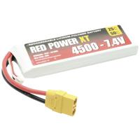 Red Power LiPo accupack 7.4 V 4500 mAh 25 C Softcase XT90 - thumbnail