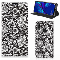 Huawei P Smart (2019) Smart Cover Black Flowers