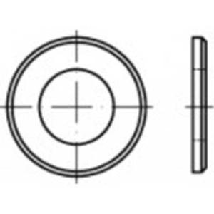 Toolcraft 105364 wig, afstandsstuk & sluitring 1000 stuk(s) Platte ring Staal