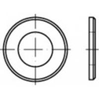 Toolcraft 105364 wig, afstandsstuk & sluitring 1000 stuk(s) Platte ring Staal