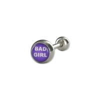 Tongpiercing logo Bad Girl