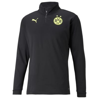 Dortmund Trainingsshirt Kwartrits Pre Match - Zwart/Geel Dortmund Trainingsshirt Kwartrits Pre Match - Zwart/Geel