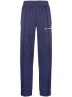 Palm Angels logo-print side-stripe track pants - Bleu