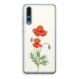 Red poppy: Huawei P20 Pro Transparant Hoesje