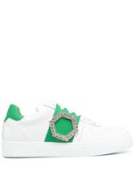 Philipp Plein baskets en cuir - Blanc