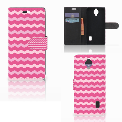 Huawei Y635 Telefoon Hoesje Waves Pink