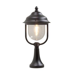 Staande buitenlamp Spaarlamp E27 75 W Konstsmide Parma 7224-750 Zwart