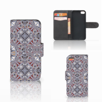 Apple iPhone 5C Bookcase Flower Tiles