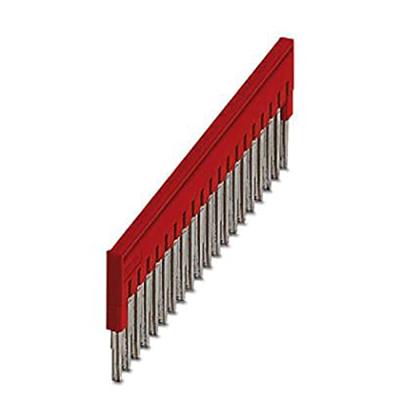 PHOENIX CONTACT FBS 20-4 steekbrug, 4,2 mm rastermaat, 20 polen, rood, 10 stuks