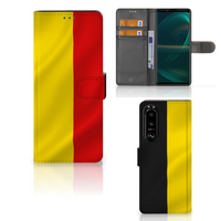 Sony Xperia 5III Bookstyle Case Belgische Vlag