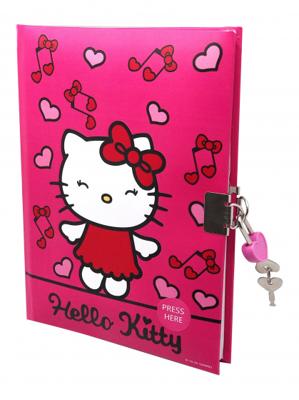 Kids Licensing dagboek Hello Kitty meisjes A5 papier rood/roze Kids Licensing dagboek Hello Kitty meisjes A5 papier rood/roze