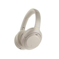 Sony WH1000XM4 draadloze hoofdtelefoon met ruisonderdrukking (Bluetooth, adaptief geluid, DSEE Extreme processor, Alexa en Google Assistant, 30 h accu) zilver