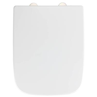 Wenko Toiletbril 37,5 X 46,5 Cm Rvs Wit