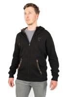 Fox LW Black / Camo Print Zip Hoody Small