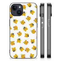 Back Case voor iPhone 15 Plus Katten Emojis - thumbnail