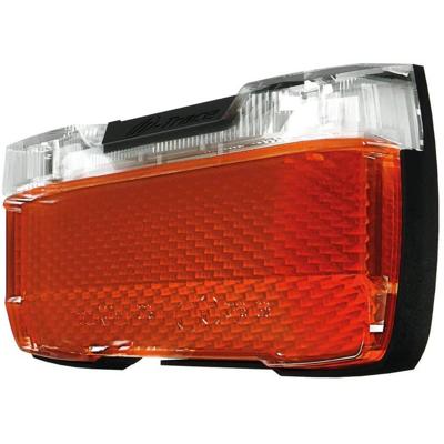 Herrmans achterlicht H-Trace 50 mm 6-12V e-bike rood/zilver Herrmans achterlicht H-Trace 50 mm 6-12V e-bike rood/zilver