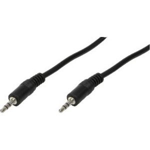 LogiLink 3.5mm - 3.5mm, 3m audio kabel Zwart