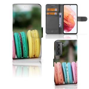 Samsung Galaxy S21 Book Cover Macarons