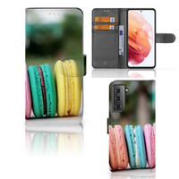 Samsung Galaxy S21 Book Cover Macarons - thumbnail