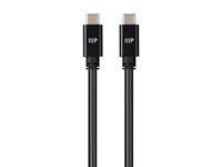 Monoprice USB C 3.2 Gen2 kabel - 1 meter (3,3 voet) - zwart | 10 Gbps, 5A, Type C, Ultra Compact, compatibel met Apple iPad/Xbox One/PS5/Switch/Android en meer