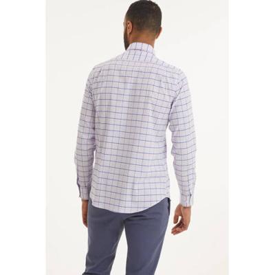 POLO Ralph Lauren geruit slim fit overhemd lichtroze/wit/blauw POLO Ralph Lauren geruit slim fit overhemd lichtroze/wit/blauw