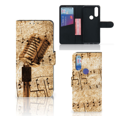 Motorola One Macro Telefoonhoesje met foto Bladmuziek