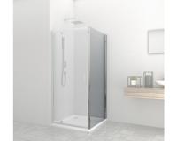 Badstuber Elite douche zijwand 80x195cm chroom