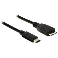 Delock kabel USB 3.1 Gen 2 USB Type-C stekker > USB Micro-B stekker 1, 0 m zwart