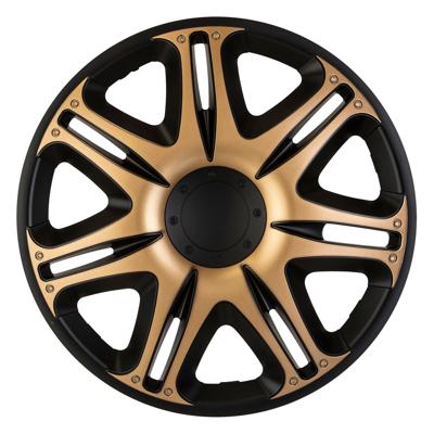 4-Delige J-Tec Wieldoppenset Nascar 15-inch zwart/goud 4-Delige J-Tec Wieldoppenset Nascar 15-inch zwart/goud