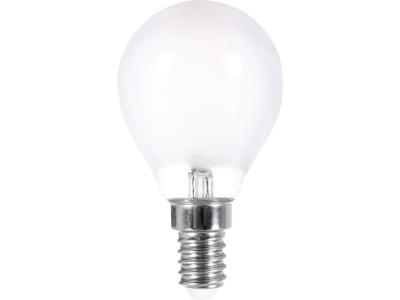 LightMe LM85267 LED-lamp Energielabel F (A - G) E14 Kogel 4.8 W = 40 W Warmwit (Ø x l) 45 mm x 78 mm Dimbaar, Filament / Retro-LED 1 stuk(s)