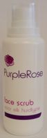 Purple rose face scrub