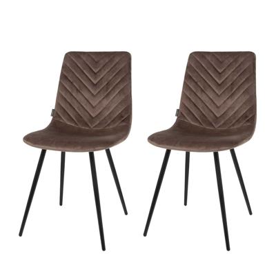 Eetkamerstoel set2 Lynn taupe 85cm Eetkamerstoel set2 Lynn taupe 85cm